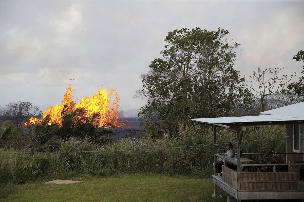 Sopka Kilauea stále chrlí lávu