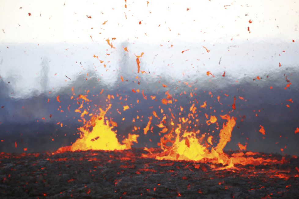 Na Havaji je hned několik vulkánů, takhle v roce 2018 řádila sopka Kilauea.