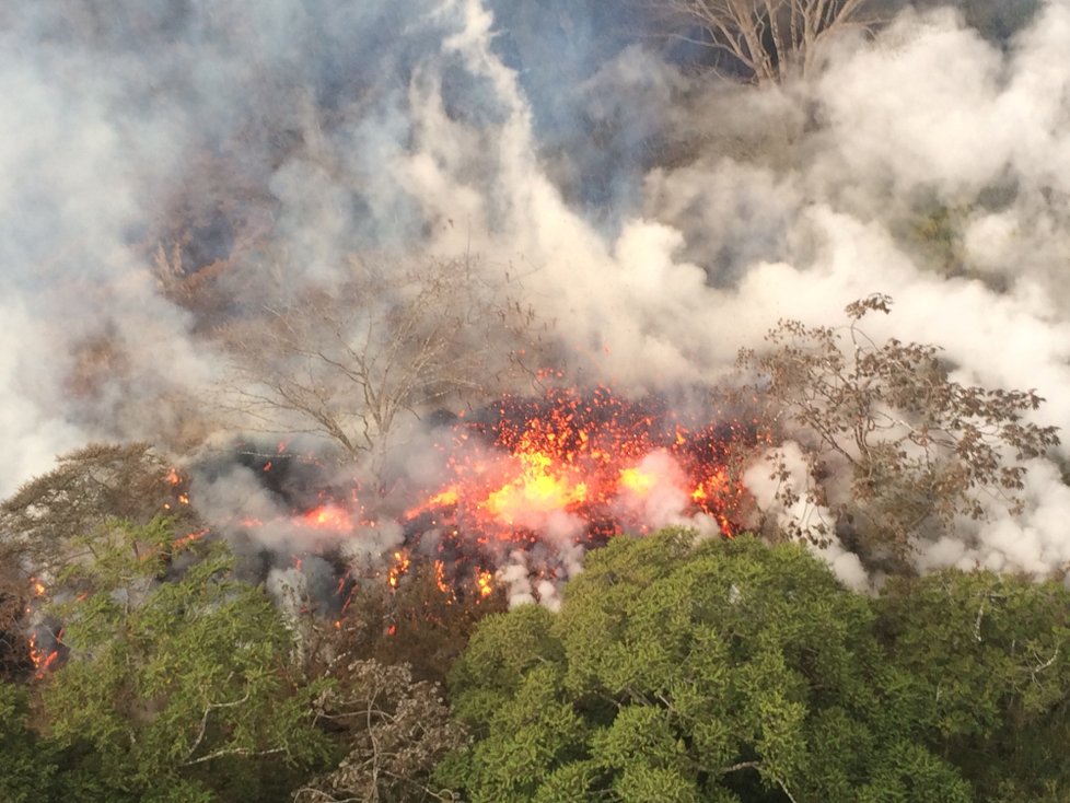 Sopka Kilauea hrozí další explozí.