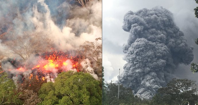 Sopka Kilauea hrozí další explozí.