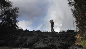 Havajská sopka Kilauea hrozí náhlým únikem magmatu