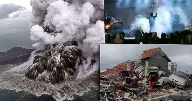 Tsunami v Indonésii má už 373 obětí, lidé umírali i  na koncertě. Nakupte detektory, nařídil prezident