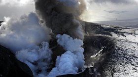 Islandská sopka Eyjafjallajökull