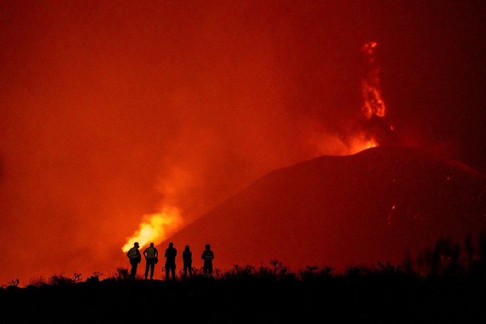 Pokračující soptění vulkánu na ostrově La Palma