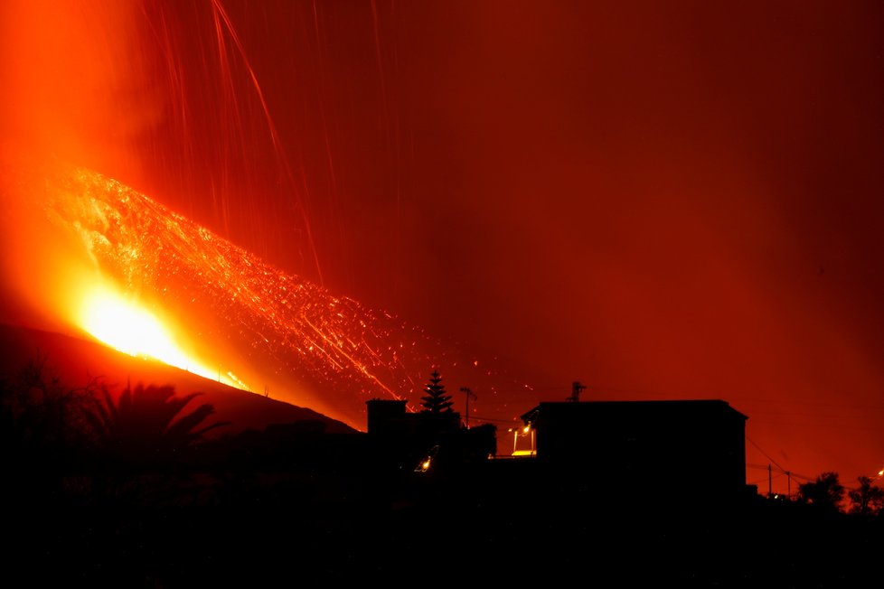 Sopka na Kanárských ostrovech: Na La Palma