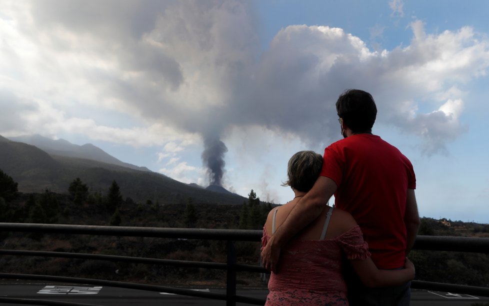 Sopka na Kanárských ostrovech: Na La Palma