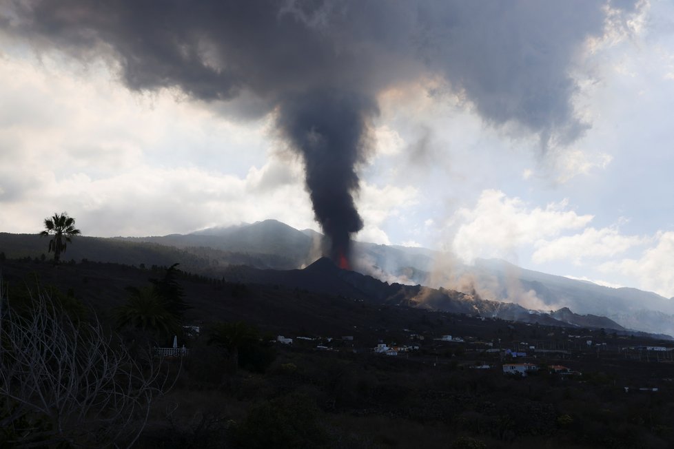 Sopka na Kanárských ostrovech: Na La Palma