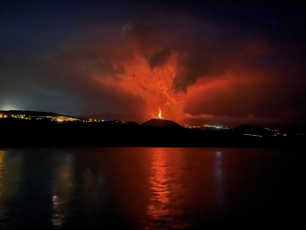 Sopka na Kanárských ostrovech: Na La Palma