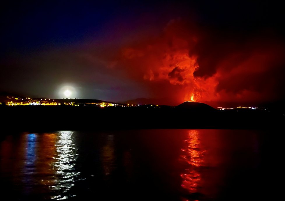 Sopka na Kanárských ostrovech: Na La Palma