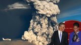 Islandská sopka vyhnala Obamovy z Irska!
