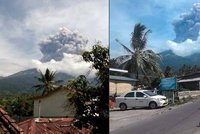 Nečekaná erupce indonéské sopky: Úřady pátrají po stovkách turistů
