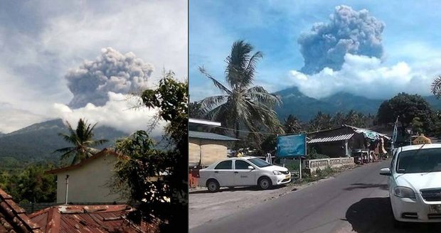 Nečekaná erupce indonéské sopky: Úřady pátrají po stovkách turistů