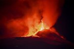 Erupce sopky Etny (22.12.2020)