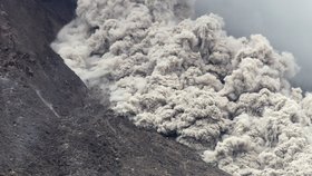 Výbuch sopky Sinabung