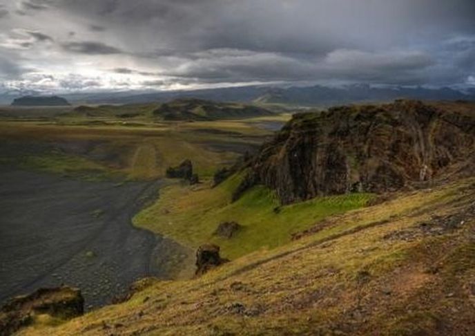 Sopky Eyjafjallajökull a Katla