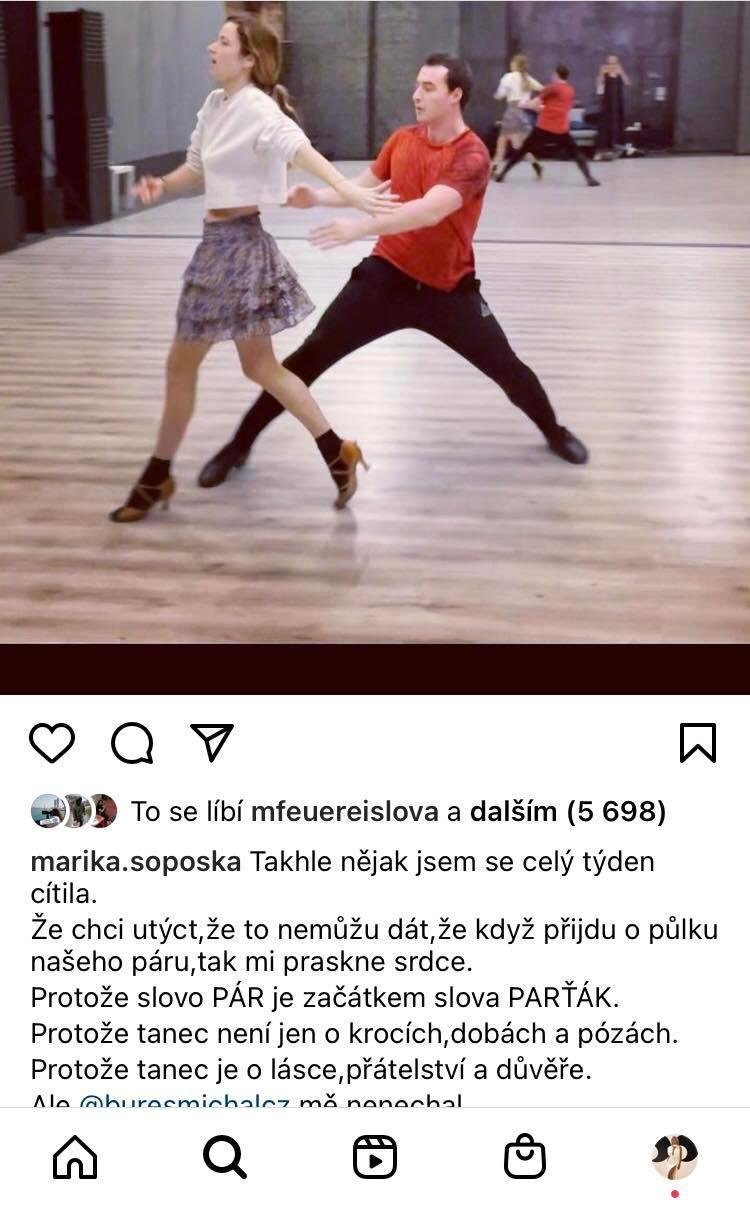 Marika Šoposká a její tréninky