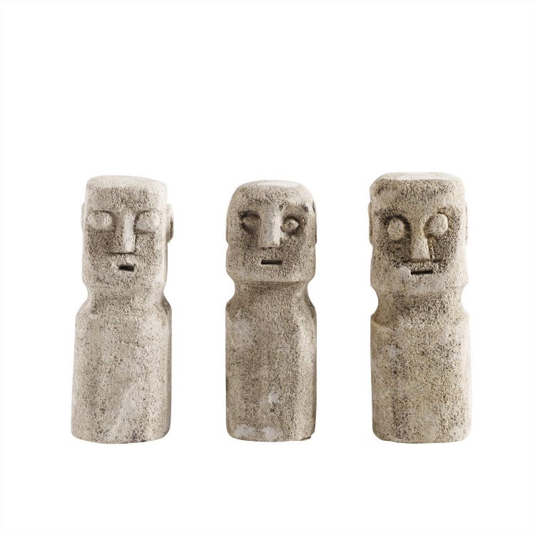Kamenné sošky Raw sculptures set 3 ks.