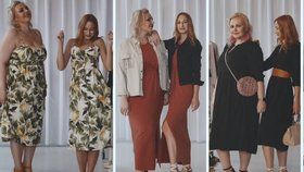 Souboj velikostí S vs. XL: Šaty pětkrát jinak, které lichotí boubelkám i štíhlým ženám