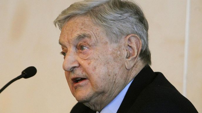 americký miliardář a investor maďarského původu George Soros.