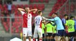 Záložník Slavie Tomáš Souček byl po remíze se Zlínem hodně zklamaný