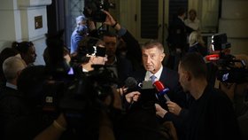 Andrej Babiš u soudu v kauze Čapí hnízdo (17. 10. 2022)