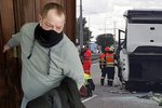 Řidič tahače Jan Nevřivý (50) zavinil v září 2019 v Brně svou nepozorností smrt cestující v autobusu. Vyfasoval u soudu podmínku a tříletý zákaz řízení.