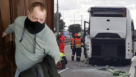 Řidič tahače Jan Nevřivý (50) zavinil v září 2019 v Brně svou nepozorností smrt cestující v autobusu. Vyfasoval u soudu podmínku a tříletý zákaz řízení.