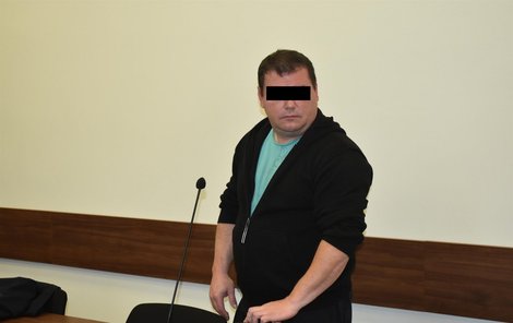 Obžalovaný Michal B. u krajského soudu.