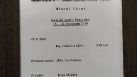 Luboš Lacina stanul před soudem. Dostane 12 let?