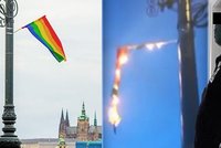Za pálení duhové vlajky dostal Martin S. podmínku. „Je příznivcem i neonacistické scény," zaznělo u soudu