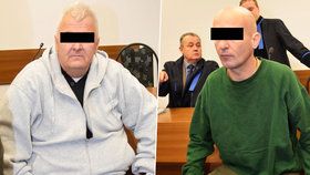 Zoltán K. (52, vlevo) a Menyhért S. (40, vpravo) u tachovského soudu
