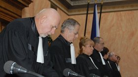 Zasedání Ústavního soudu v Brně