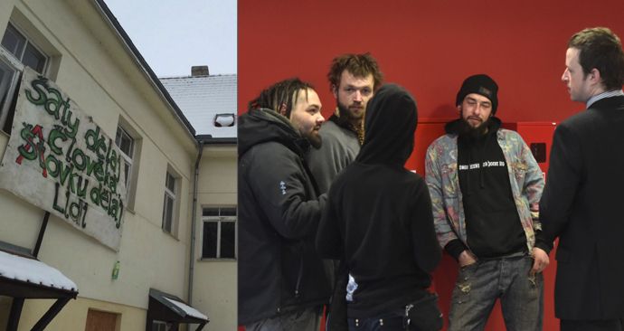 V Praze proběhl 2. března se squattery z usedlosti Šatovka