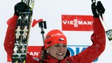 Zpívající šampionka! Česká biatlonistka vyhrála závod Světového poháru