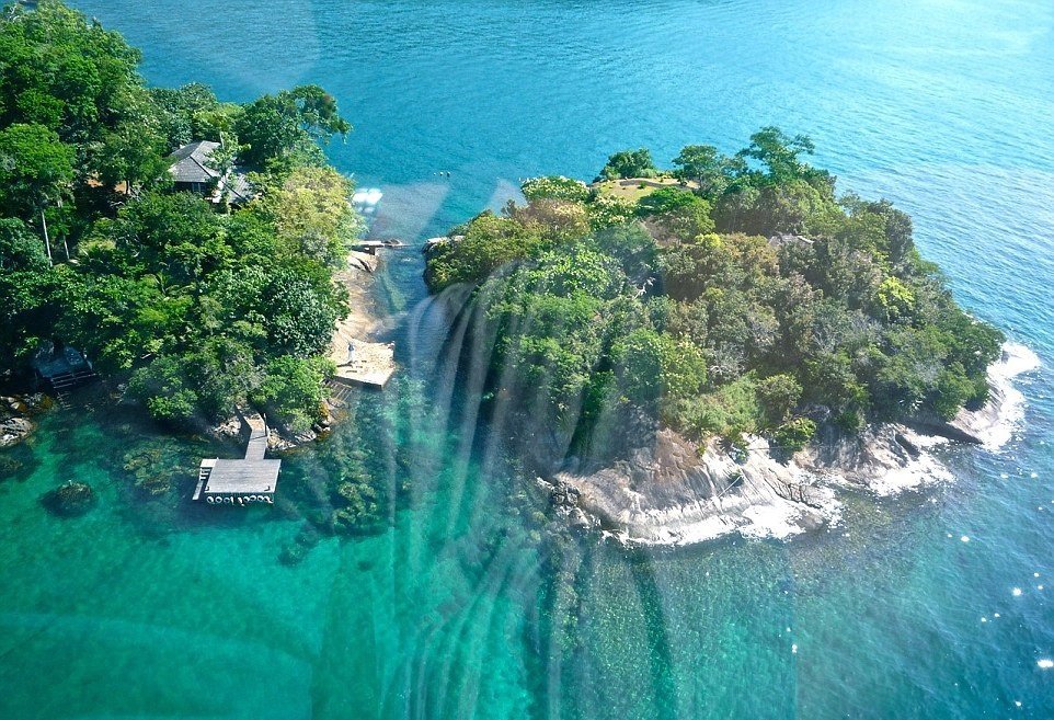 Privátní ostrov u Brazílie