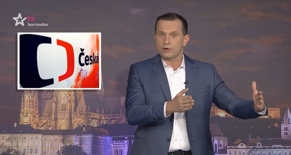 Generální ředitel TV Barrandov v pořadu Týden podle Jaromíra Soukupa přišel s nadávkami na adresu ČT (10. 12. 2018).