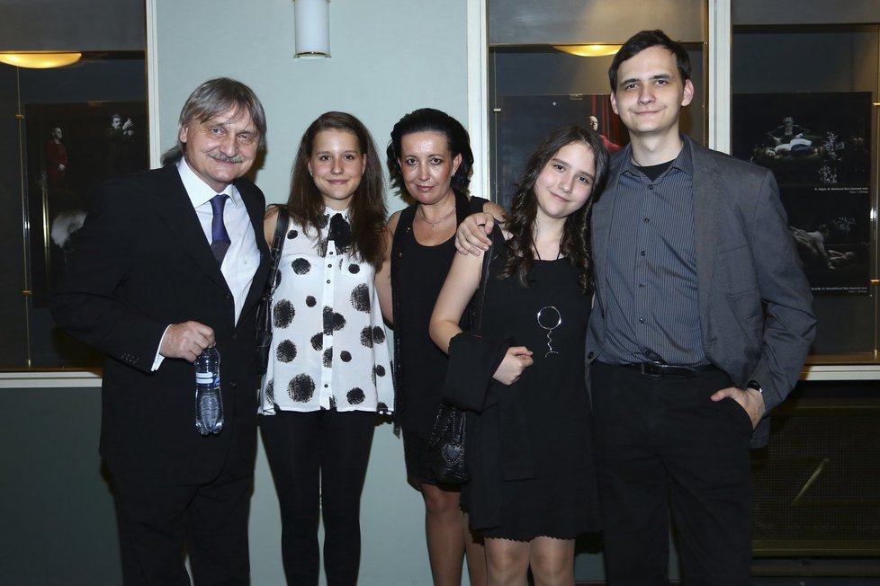 Pavel Soukup s rodinou
