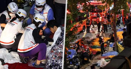 Nejméně 154 lidí zemřelo v tlačenici při oslavách Halloweenu v Jižní Koreji (29. 10. 2022)