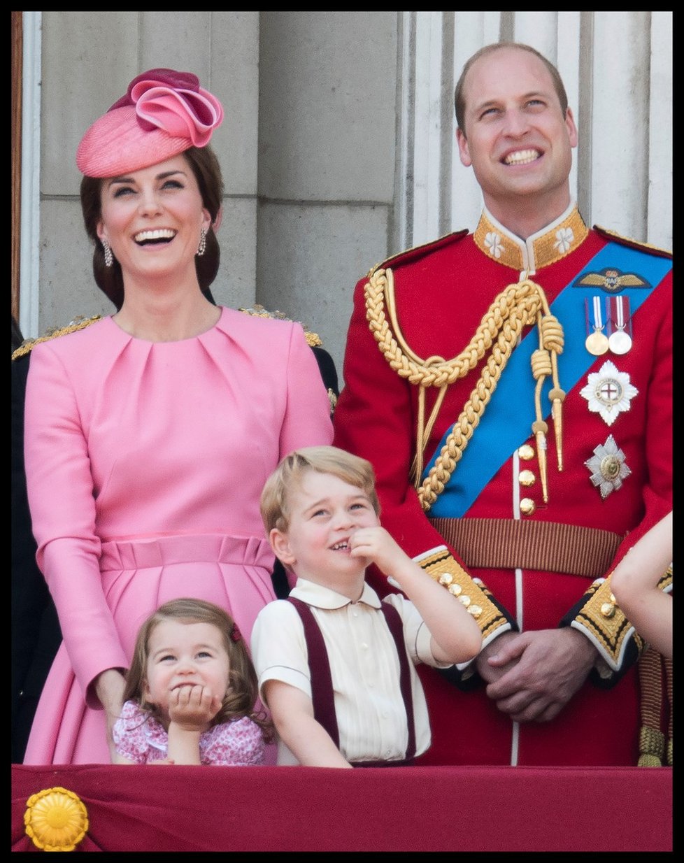 William, Kate a jejich děti George a Charlotte