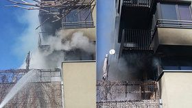 Požár ve Vysočanech, 30. března 2020
