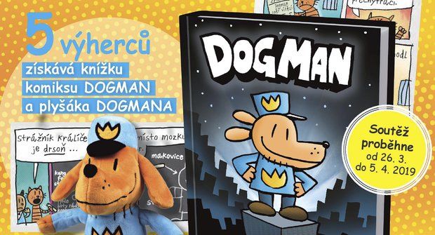 Výherci soutěže s ABC o komiks a plyšáka Dogmana