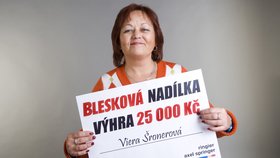 Viera Šronerová věří, že je výhra v soutěži znamení od Boha