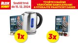 Tvořte s Blesk Hobby Vánočními samolepkami a vyhrajte praktický dárek do domácnosti