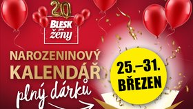 Narozeninový kalendář Blesk pro ženy plný dárků