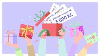 Dejte nám zpětnou vazbu a získejte 3000 Kč na nákup vánočních dárků dle vlastního výběru Dejte nám zpětnou vazbu a získejte 3000 Kč na nákup vánočních dárků dle vlastního výběru
