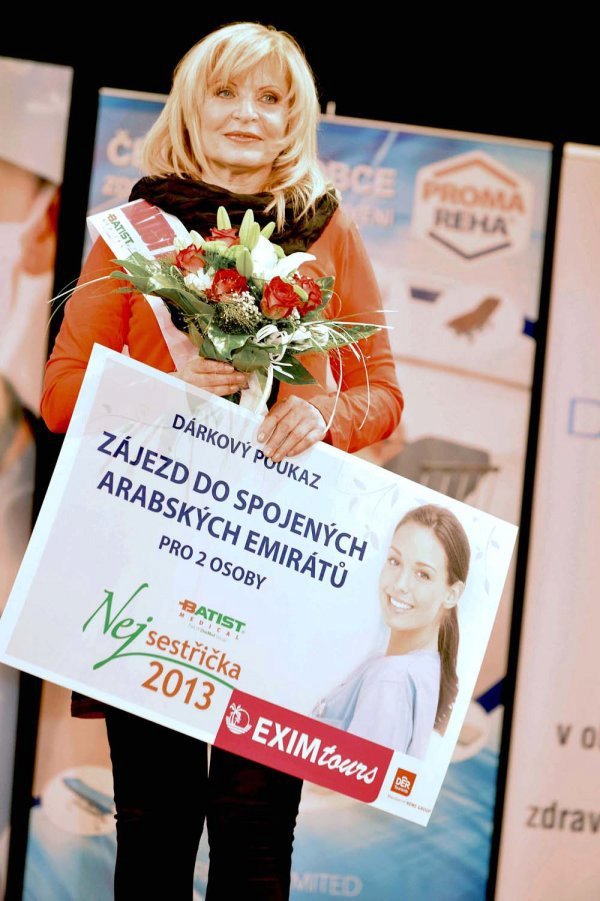 2013 - Zdena Oldřichová (61), ARO, Nemocnice Boskovice.