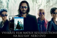 Soutěžte s Nedělním Bleskem o DVD nebo Blu-ray s filmem Matrix Resurrections