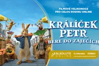 Soutěžte s Nedělním Bleskem o plyšového králíčka z filmu Králíček Petr bere do zaječích