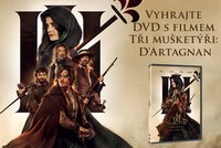 Hrajte s Nedělním Bleskem o DVD s filmem Tři mušketýři: D‘Artagnan