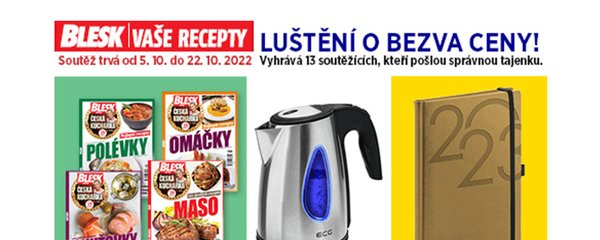Pravidla výherních křížovek časopisu Blesk Vaše recepty č. 10/2022